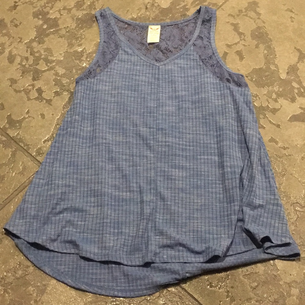 Blue tank top